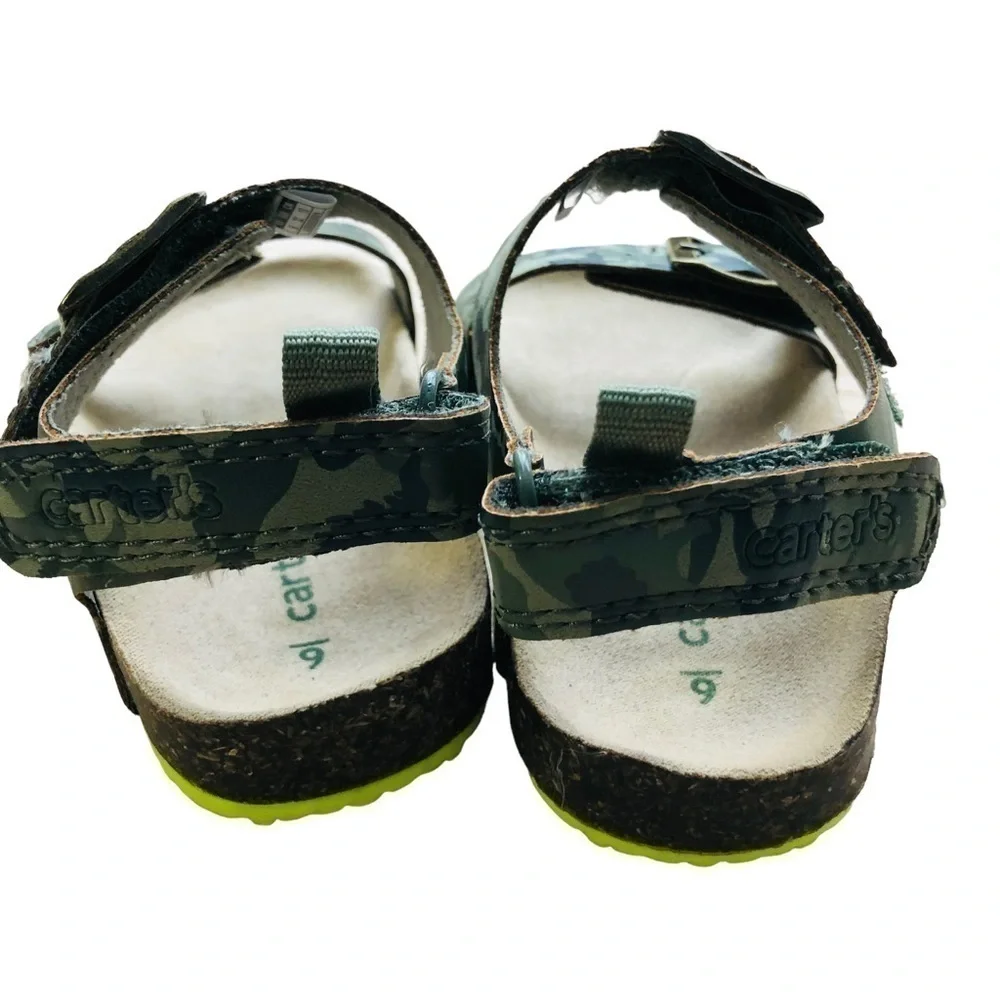 NWOT Carter's Shoes | Olive Camo Aldus Sandal-Boys Size | Color: Green | Size 6
